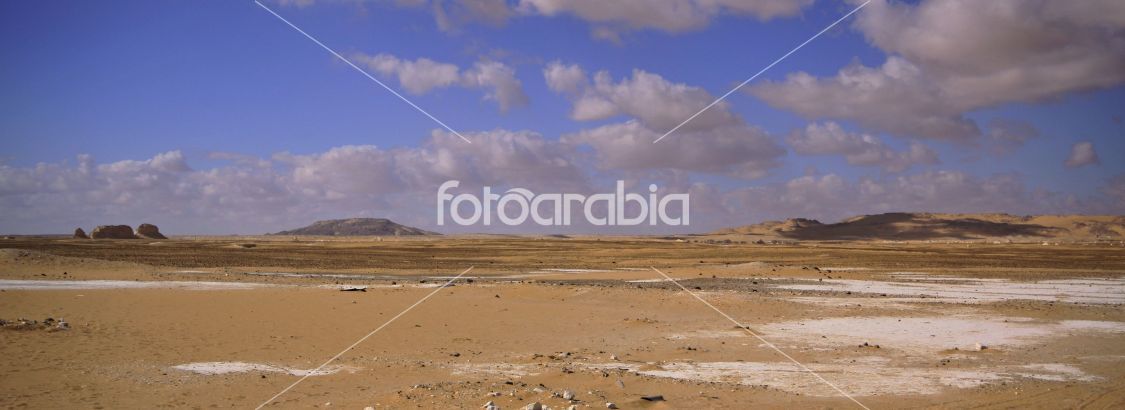 Desert landscape near Dakhla oasis,Egypt
