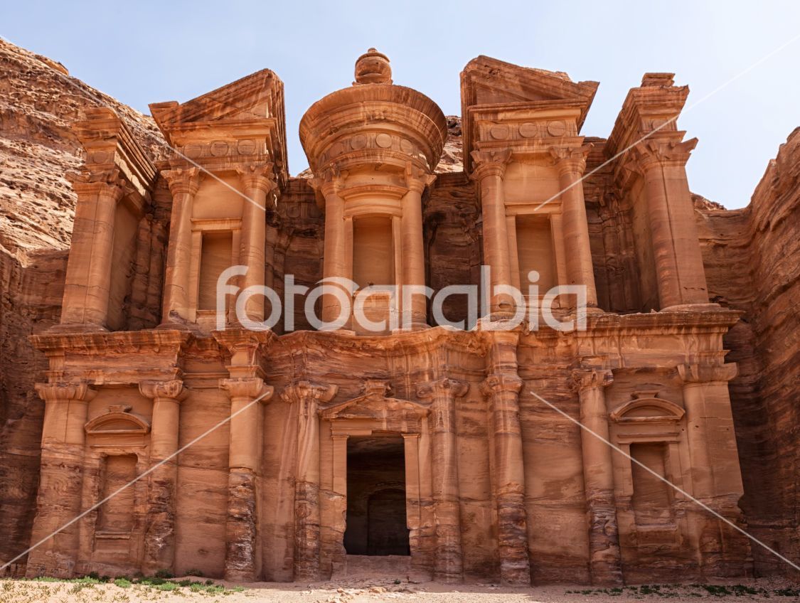 Largest monument in Petra, Monastery (ad Deir)