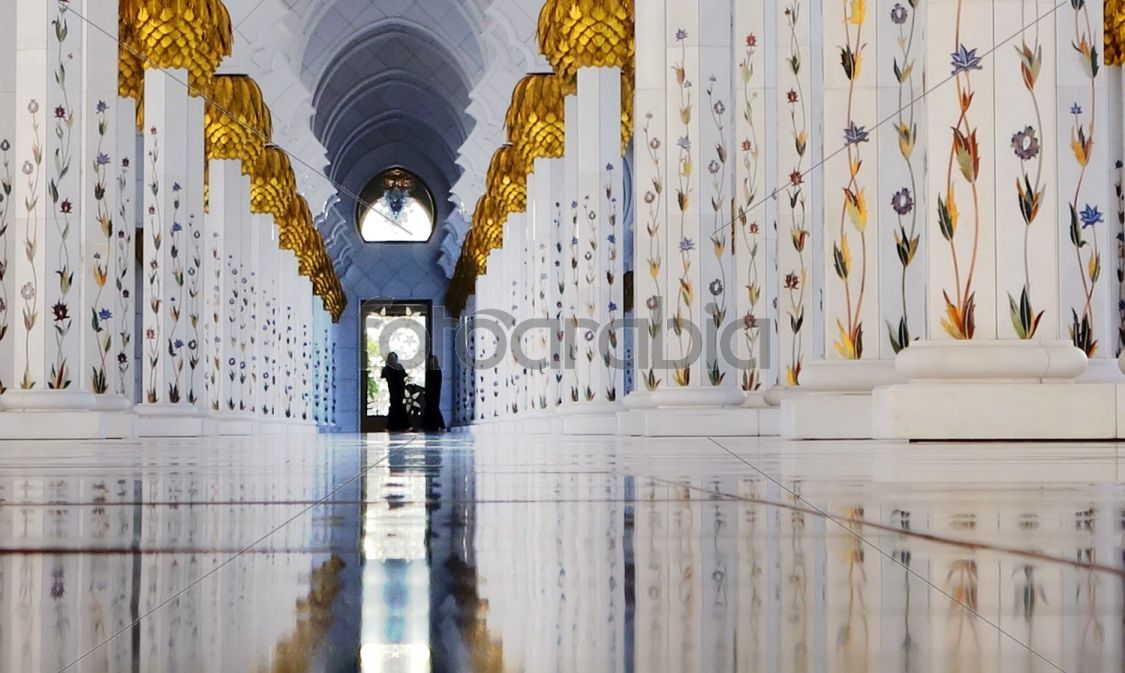 Sheikh Zayed mosque in Abu Dhabi, United Arab Emirates, Middle East