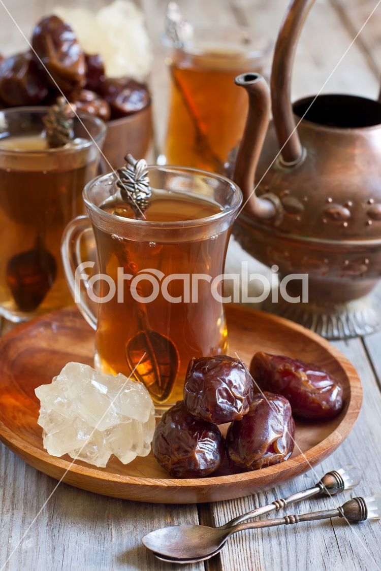 Arabic tea and dates