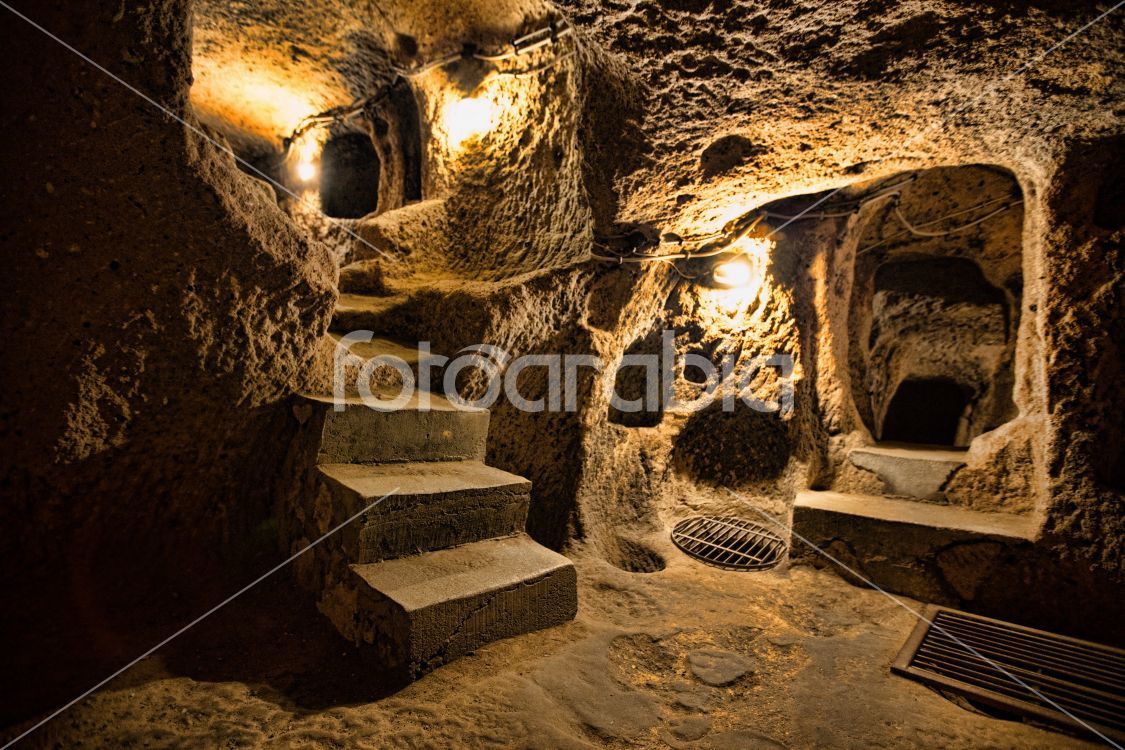 cave city in Cappadocia Turkey