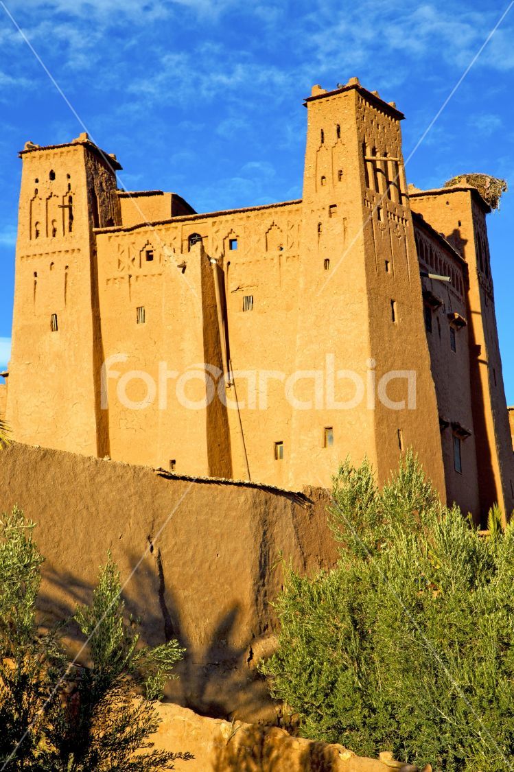 in morocco contruction and the historical village