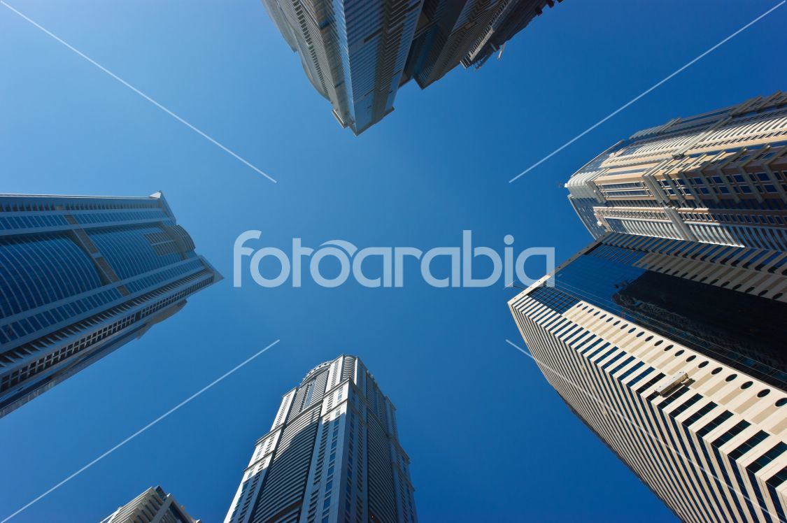 Modern buildings