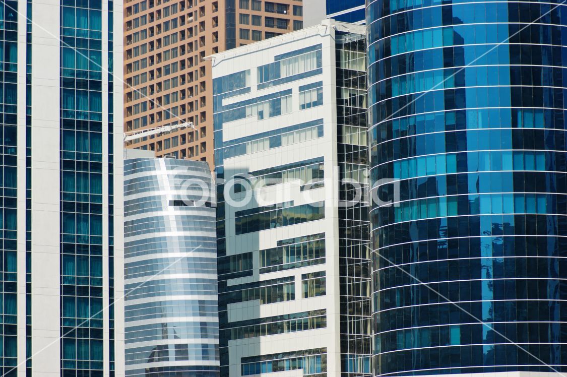 Modern buildings in Dubai